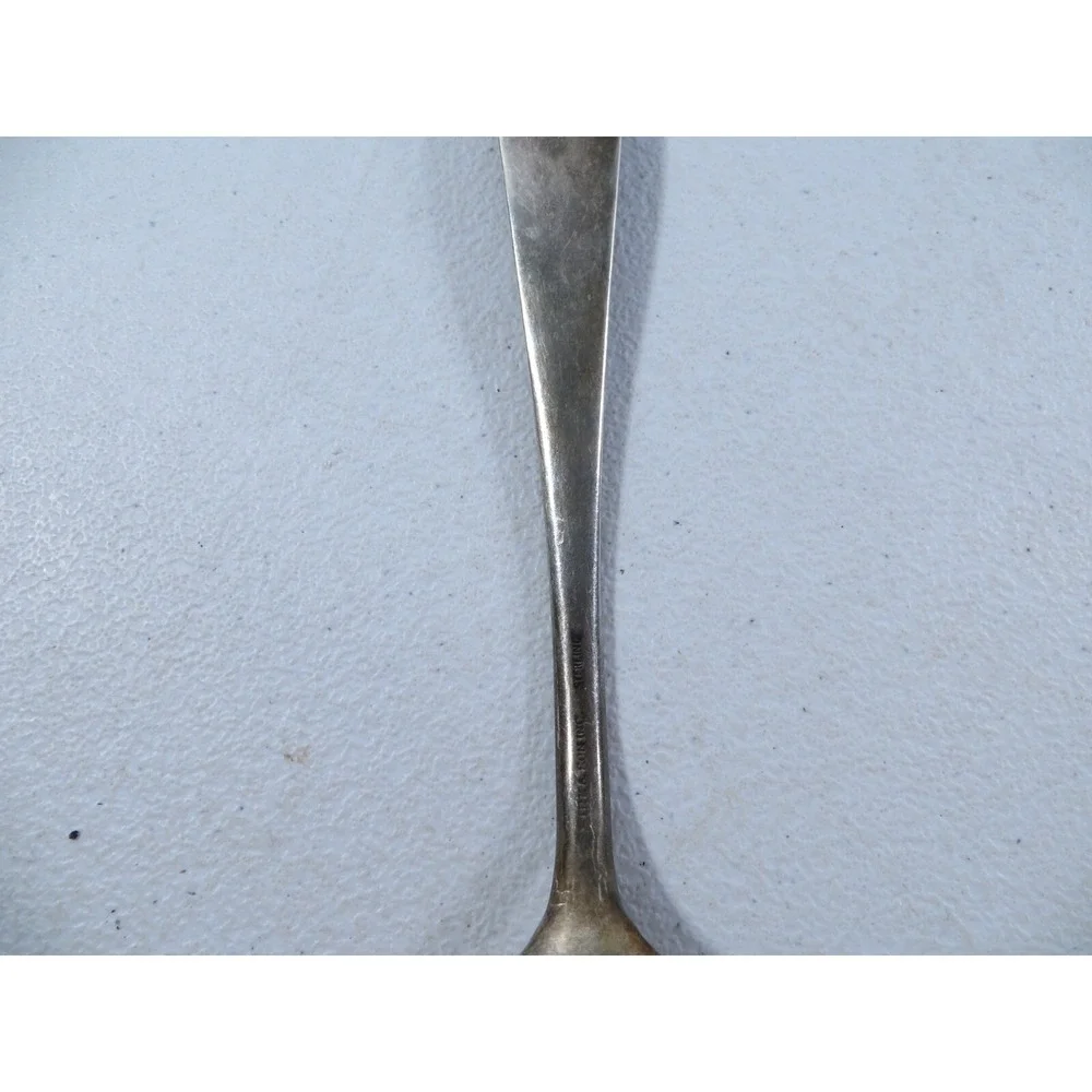 Antique S. Kirk & Son Inc Repousse Sterling Silver Serving Spoon‎ 8.5